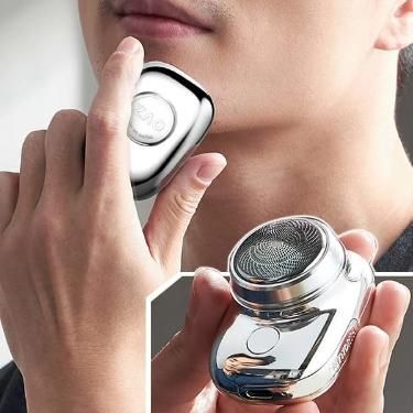 Mini Electric Pocket Shaver – Portable USB Rechargeable Beard Trimmer